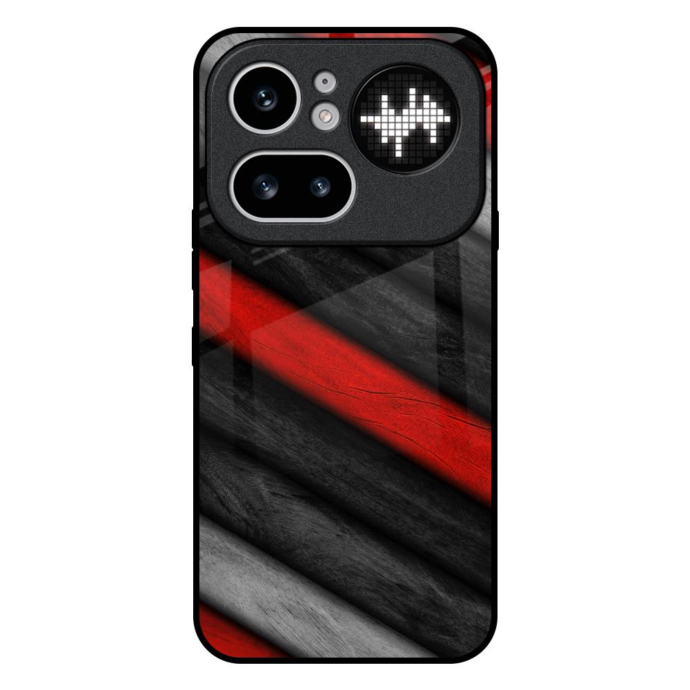 Soft Wooden Texture Nothing Phone 4a Pro 5G Glass Back Cover Online