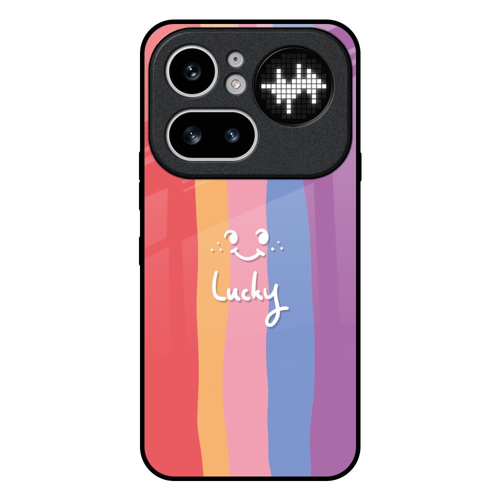 Lucky Abstract Nothing Phone 4a Pro 5G Glass Back Cover Online