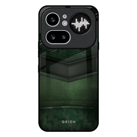 Green Leather Nothing Phone 4a Pro 5G Glass Back Cover Online