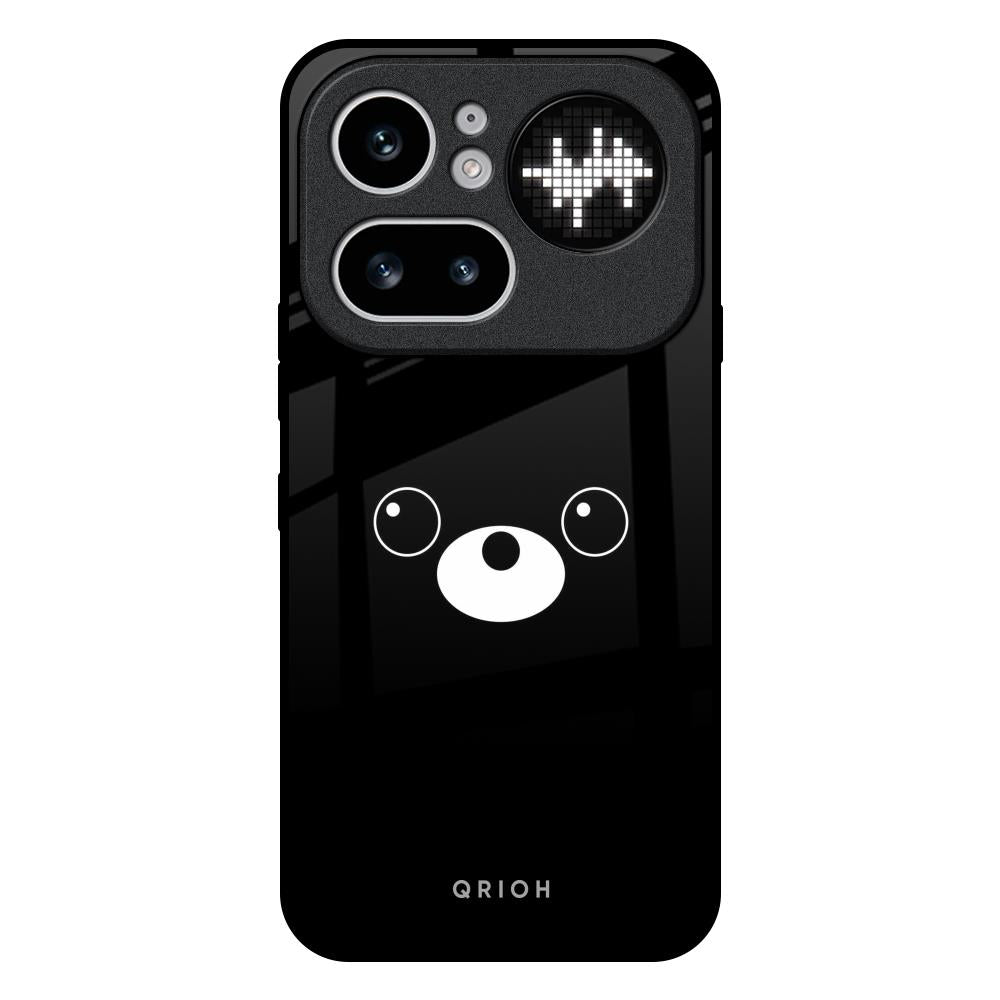 Cute Bear Nothing Phone 4a Pro 5G Glass Back Cover Online