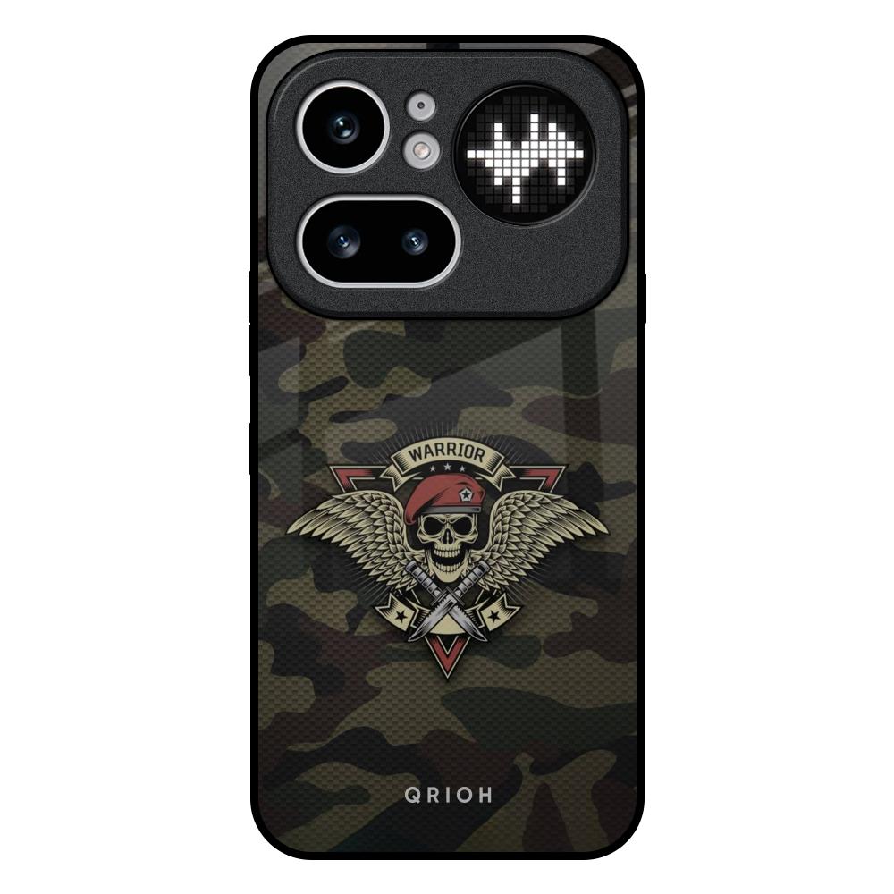 Army Warrior Nothing Phone 4a Pro 5G Glass Back Cover Online