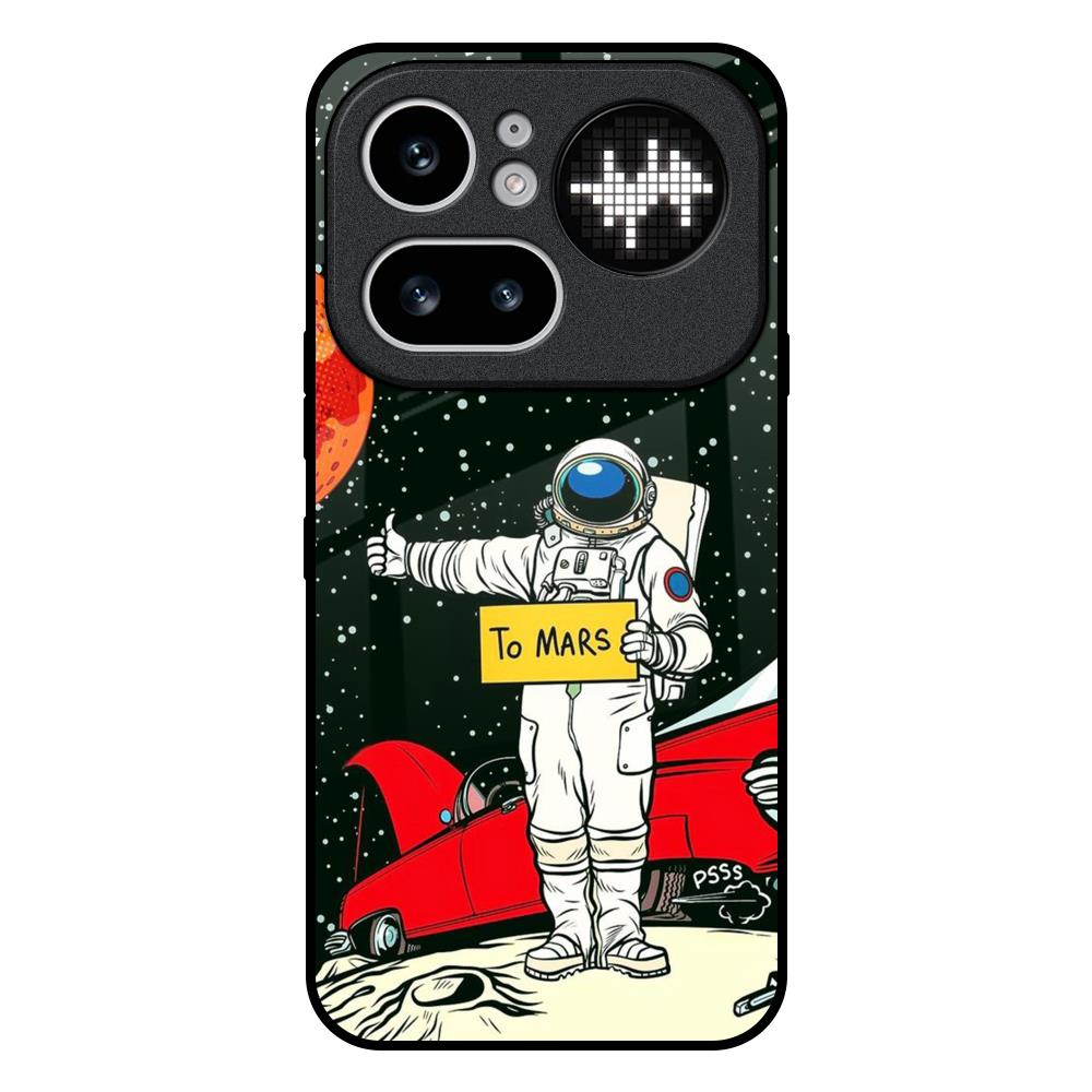 Astronaut on Mars Nothing Phone 4a Pro 5G Glass Back Cover Online