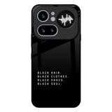 Black Soul Nothing Phone 4a Pro 5G Glass Back Cover Online