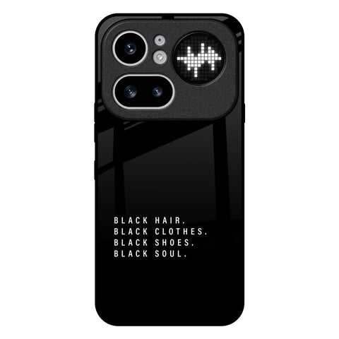 Black Soul Nothing Phone 4a Pro 5G Glass Back Cover Online