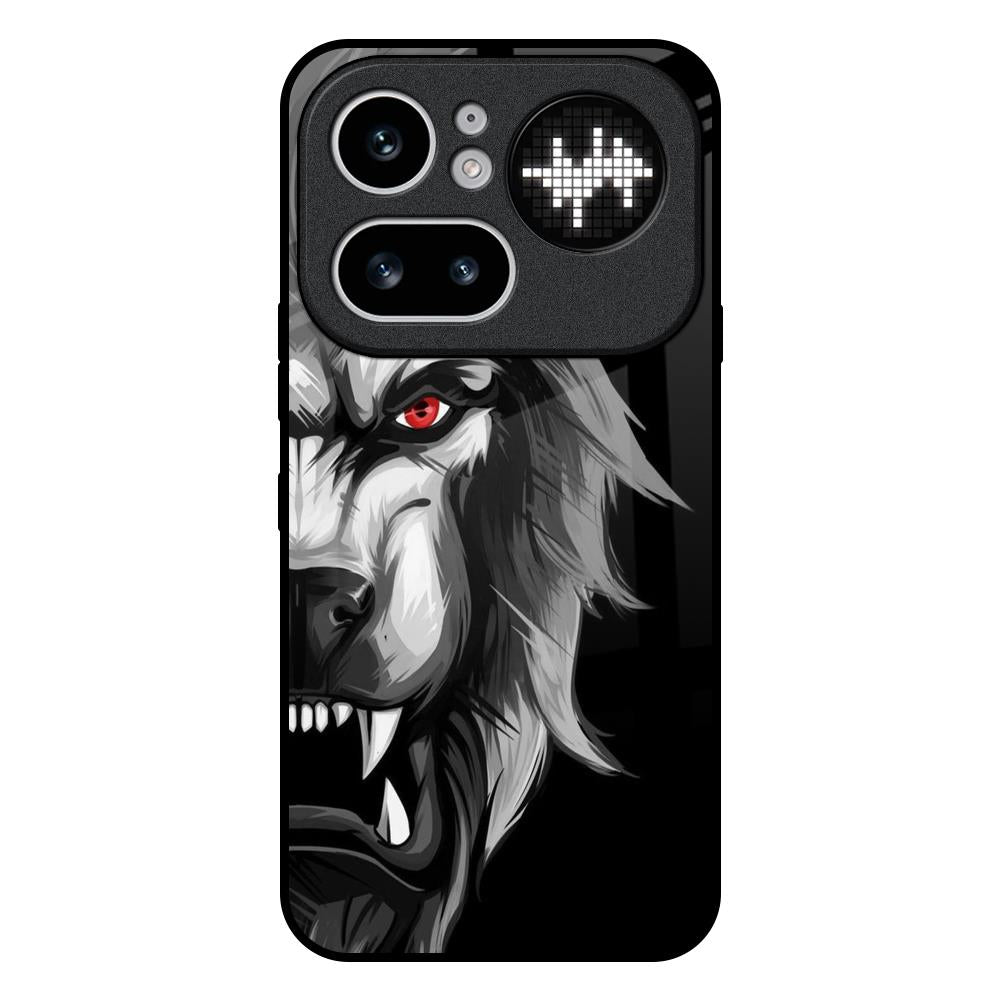 Wild Lion Nothing Phone 4a Pro 5G Glass Back Cover Online