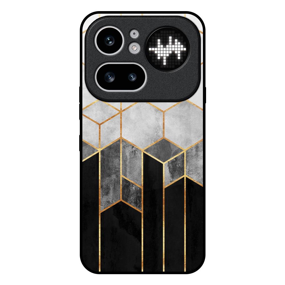 Tricolor Pattern Nothing Phone 4a Pro 5G Glass Back Cover Online