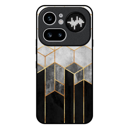 Tricolor Pattern Nothing Phone 4a Pro 5G Glass Back Cover Online