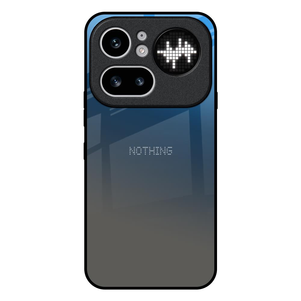 Blue Grey Ombre Nothing Phone 4a Pro 5G Glass Back Cover Online