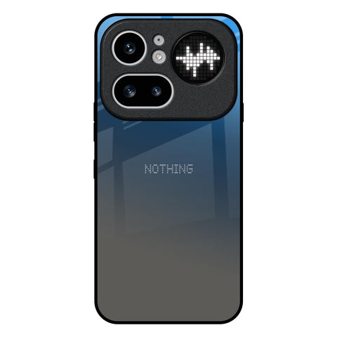 Blue Grey Ombre Nothing Phone 4a Pro 5G Glass Back Cover Online