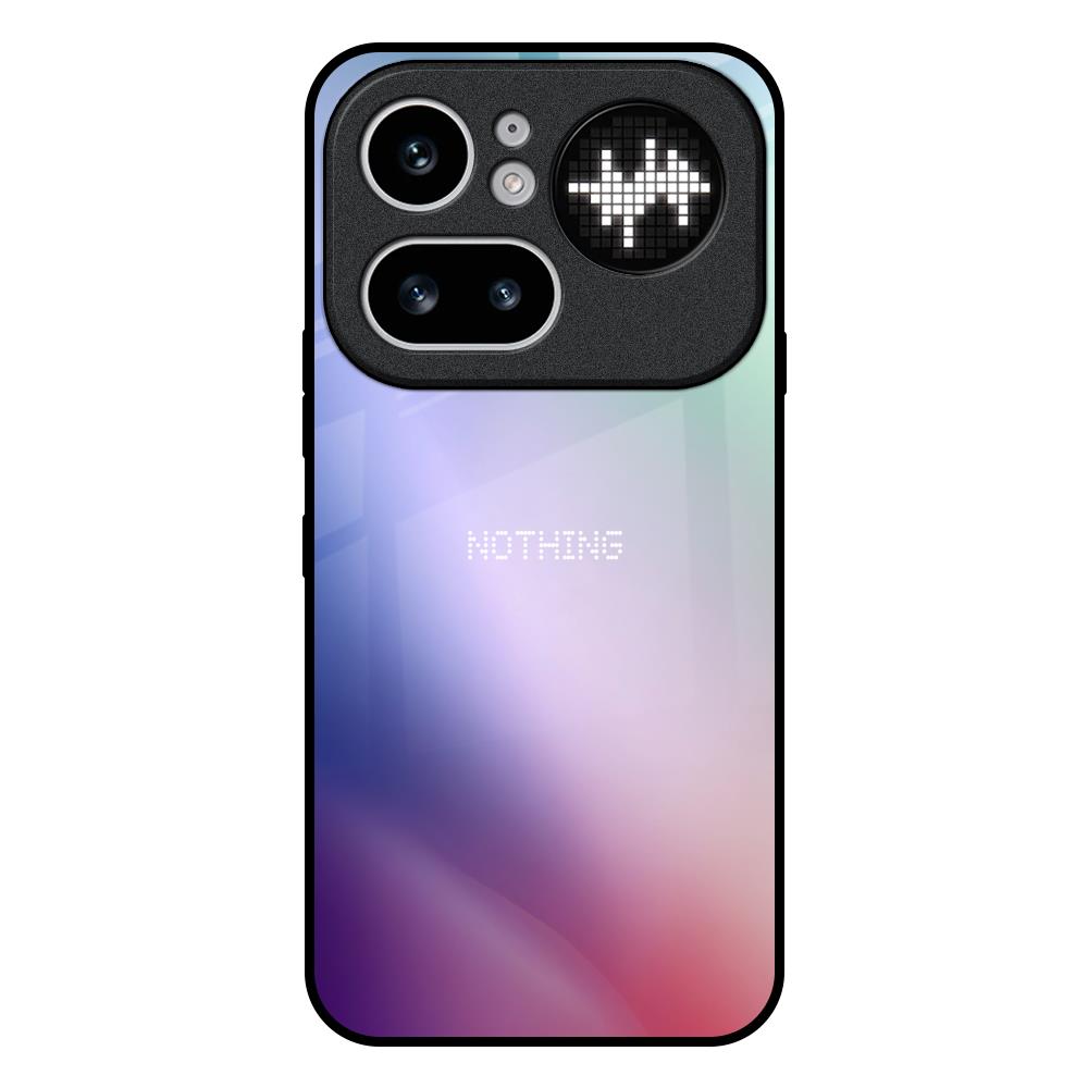 Abstract Holographic Nothing Phone 4a Pro 5G Glass Back Cover Online