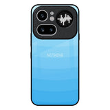 Wavy Blue Pattern Nothing Phone 4a Pro 5G Glass Back Cover Online
