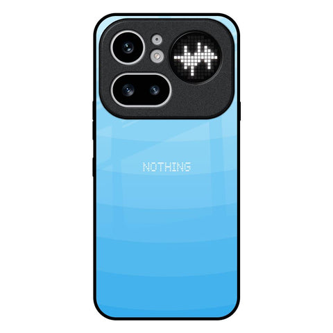 Wavy Blue Pattern Nothing Phone 4a Pro 5G Glass Back Cover Online