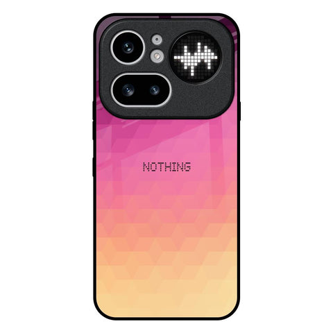 Geometric Pink Diamond Nothing Phone 4a Pro 5G Glass Back Cover Online