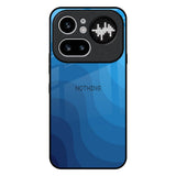 Blue Wave Abstract Nothing Phone 4a Pro 5G Glass Back Cover Online