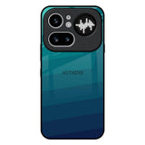 Green Triangle Pattern Nothing Phone 4a Pro 5G Glass Back Cover Online