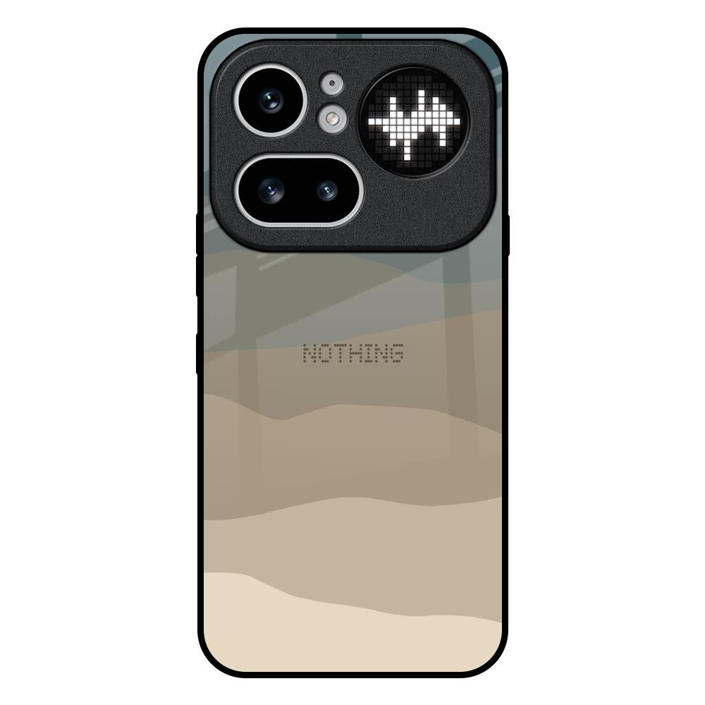 Abstract Mountain Pattern Nothing Phone 4a Pro 5G Glass Back Cover Online
