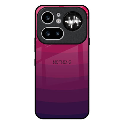Wavy Pink Pattern Nothing Phone 4a Pro 5G Glass Back Cover Online