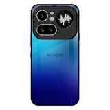 Blue Rhombus Pattern Nothing Phone 4a Pro 5G Glass Back Cover Online