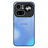 Vibrant Blue Texture Nothing Phone 4a Pro 5G Glass Back Cover Online