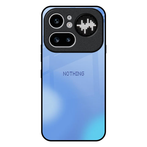 Vibrant Blue Texture Nothing Phone 4a Pro 5G Glass Back Cover Online