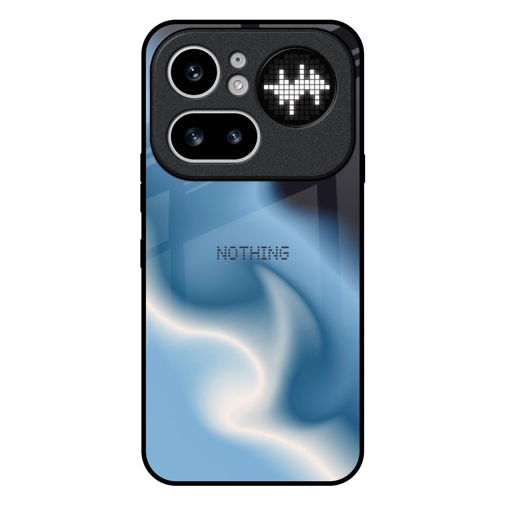 Blue Waves Nothing Phone 4a Pro 5G Glass Back Cover Online