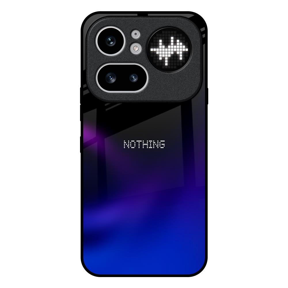 Black Onyx Nothing Phone 4a Pro 5G Glass Back Cover Online