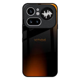 Orange Black Fusion Nothing Phone 4a Pro 5G Glass Back Cover Online