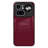 Classic Burgundy Nothing Phone 4a Pro 5G Glass Back Cover Online