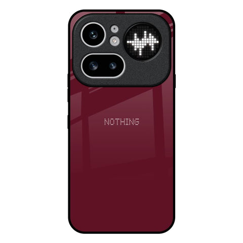 Classic Burgundy Nothing Phone 4a Pro 5G Glass Back Cover Online
