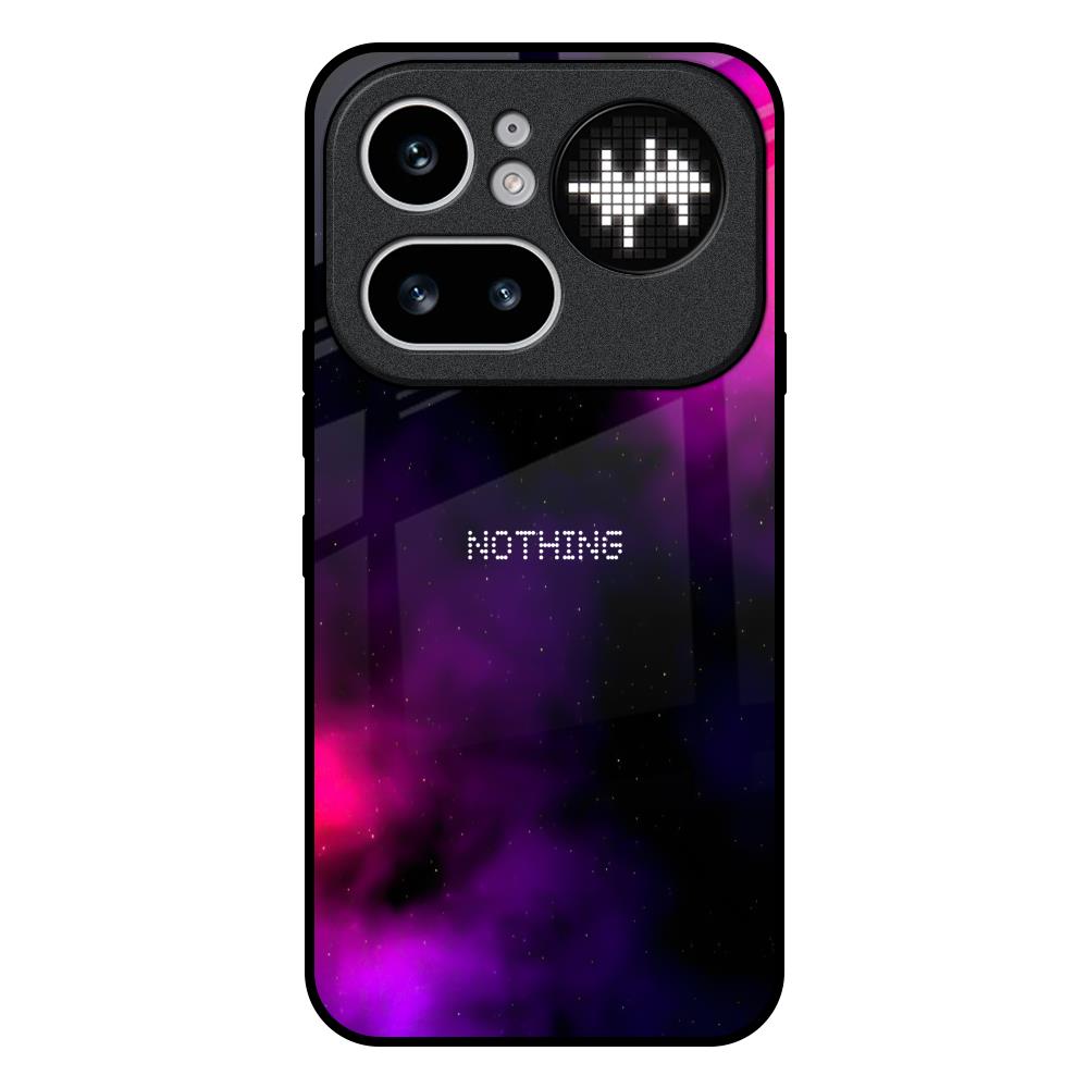 Pink Galaxy Nothing Phone 4a Pro 5G Glass Back Cover Online