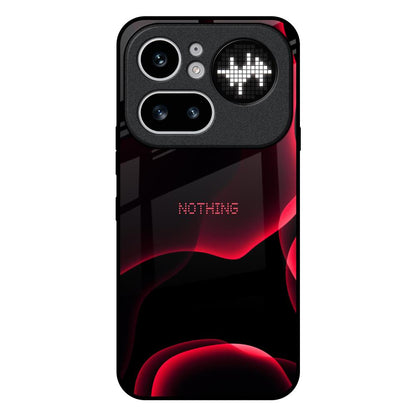 Red Thunder Nothing Phone 4a Pro 5G Glass Back Cover Online