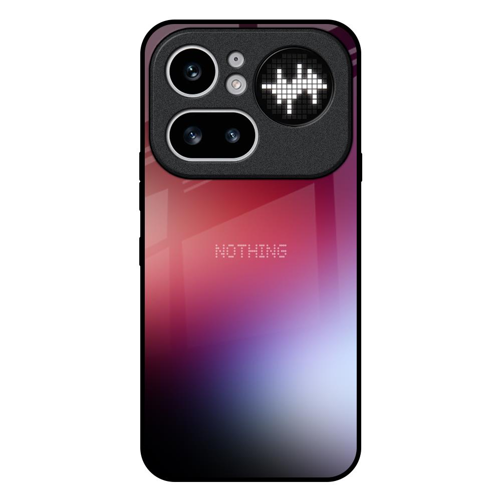Gaussian Red Nothing Phone 4a Pro 5G Glass Back Cover Online