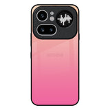Pastel Pink Gradient Nothing Phone 4a Pro 5G Glass Back Cover Online