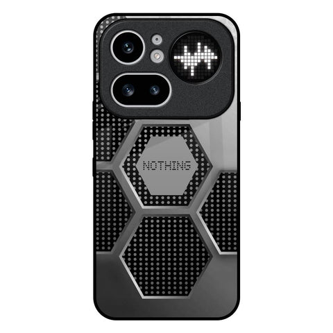 Hexagon Style Nothing Phone 4a Pro 5G Glass Back Cover Online