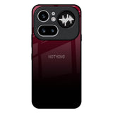 Wine Red Nothing Phone 4a Pro 5G Glass Back Cover Online