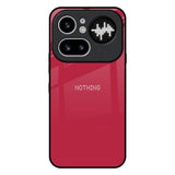 Solo Maroon Nothing Phone 4a Pro 5G Glass Back Cover Online