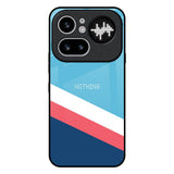 Pink & White Stripes Nothing Phone 4a Pro 5G Glass Back Cover Online