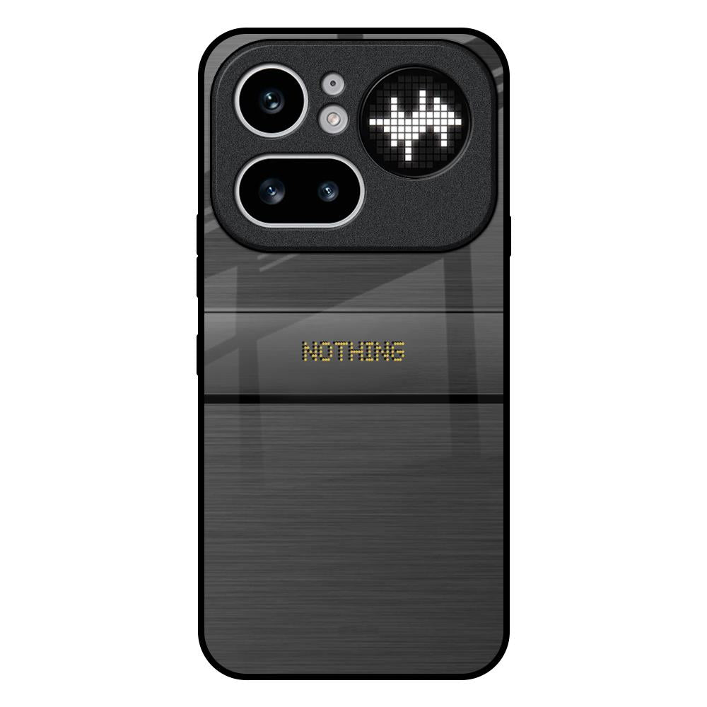 Grey Metallic Glass Nothing Phone 4a Pro 5G Glass Back Cover Online