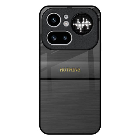 Grey Metallic Glass Nothing Phone 4a Pro 5G Glass Back Cover Online