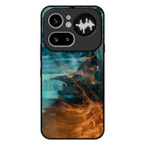 Golden Splash Nothing Phone 4a Pro 5G Glass Back Cover Online