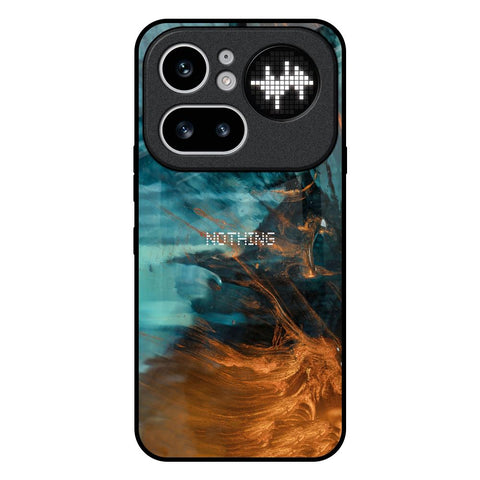 Golden Splash Nothing Phone 4a Pro 5G Glass Back Cover Online