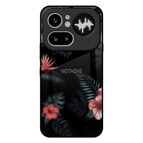 Tropical Art Flower Nothing Phone 4a Pro 5G Glass Back Cover Online