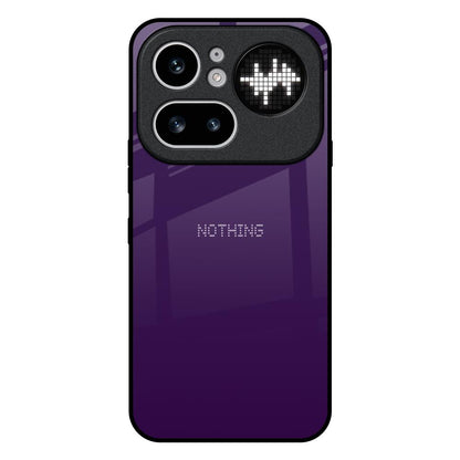 Dark Purple Nothing Phone 4a Pro 5G Glass Back Cover Online