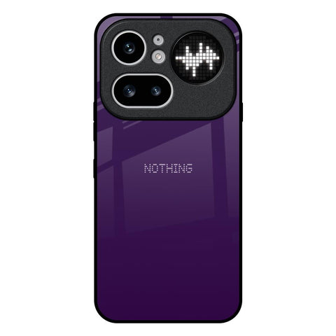 Dark Purple Nothing Phone 4a Pro 5G Glass Back Cover Online