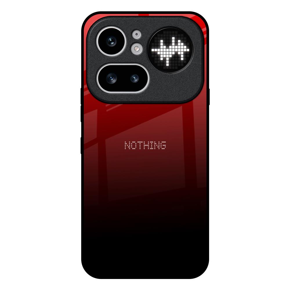 Maroon Faded Nothing Phone 4a Pro 5G Glass Back Cover Online