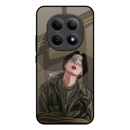 Blind Fold Poco M8 5G Glass Back Cover Online
