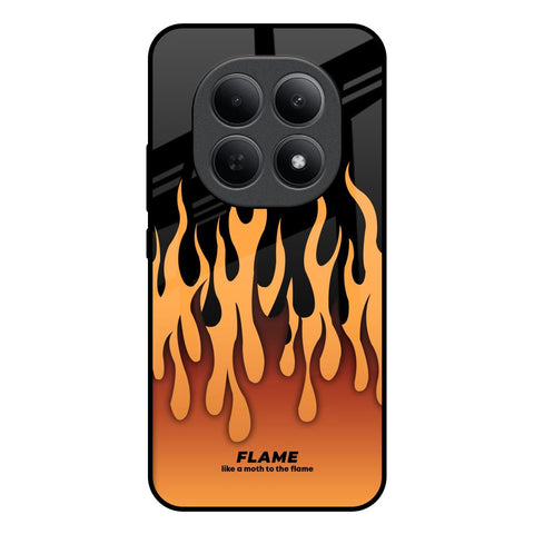 Fire Flame Poco M8 5G Glass Back Cover Online