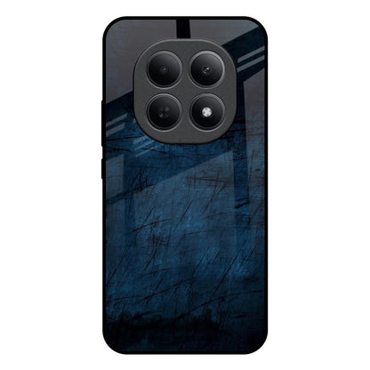 Dark Blue Grunge Poco M8 5G Glass Back Cover Online
