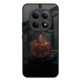 Lord Hanuman Animated Poco M8 5G Glass Back Cover Online