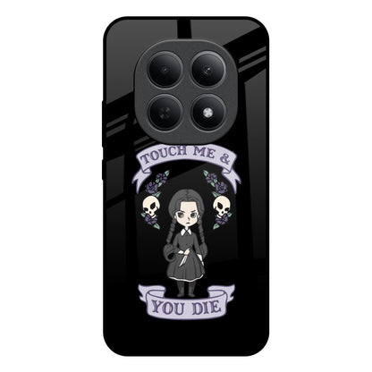 Touch Me & You Die Poco M8 5G Glass Back Cover Online